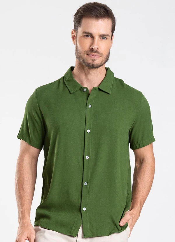 Diametro - Camisa Masculina Verde