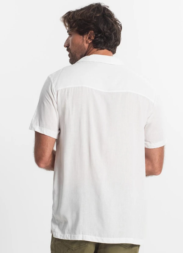 Diametro - Camisa Masculina Viscolinho Bege 2