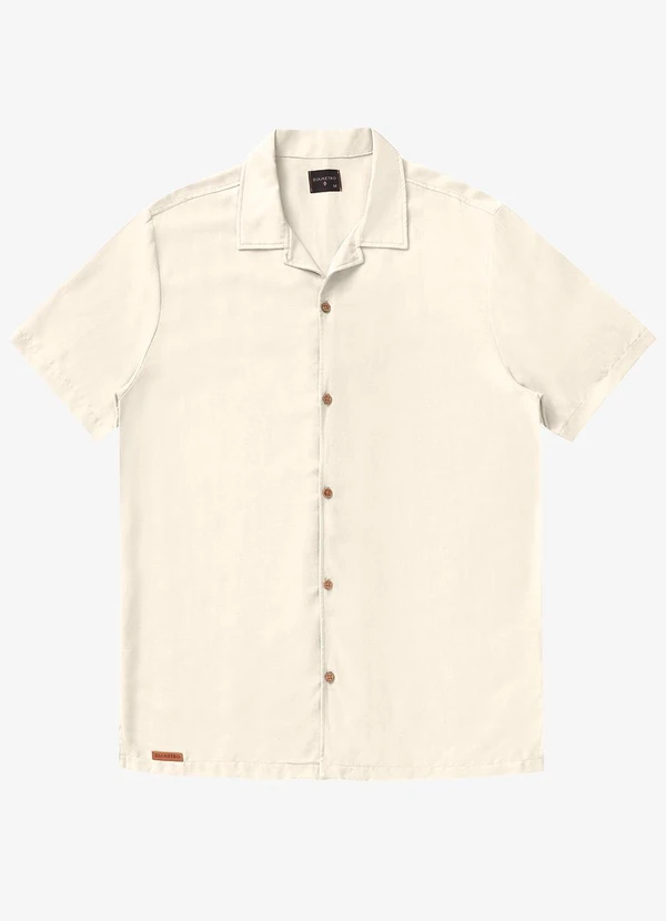 Diametro - Camisa Masculina Viscolinho Bege 4