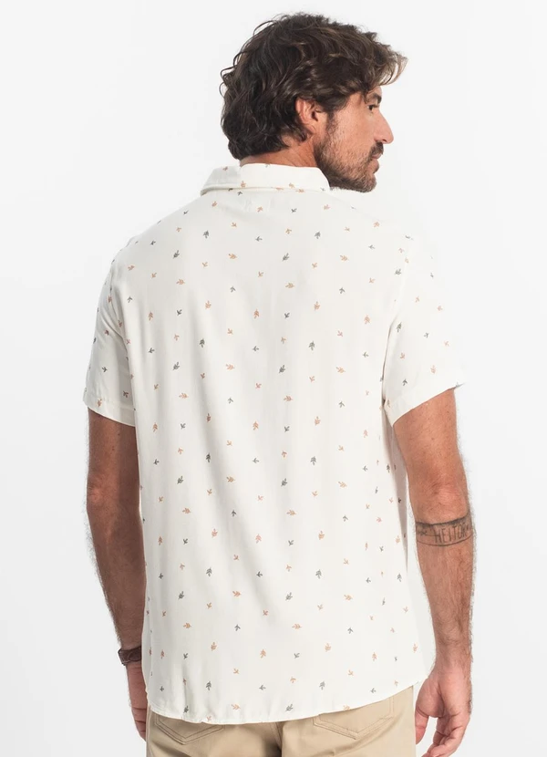 Diametro - Camisa Masculina Viscose Bege 2