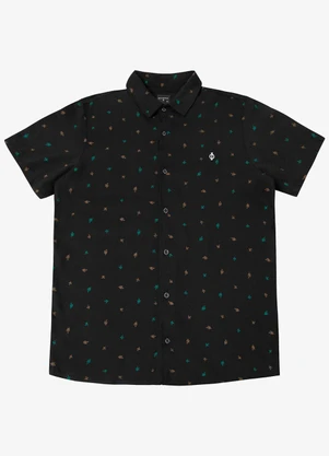Diametro - Camisa Masculina Viscose Preto - DIAMETRO
