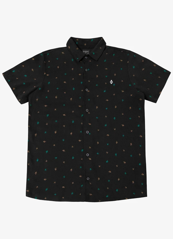 Diametro - Camisa Masculina Viscose Preto 2