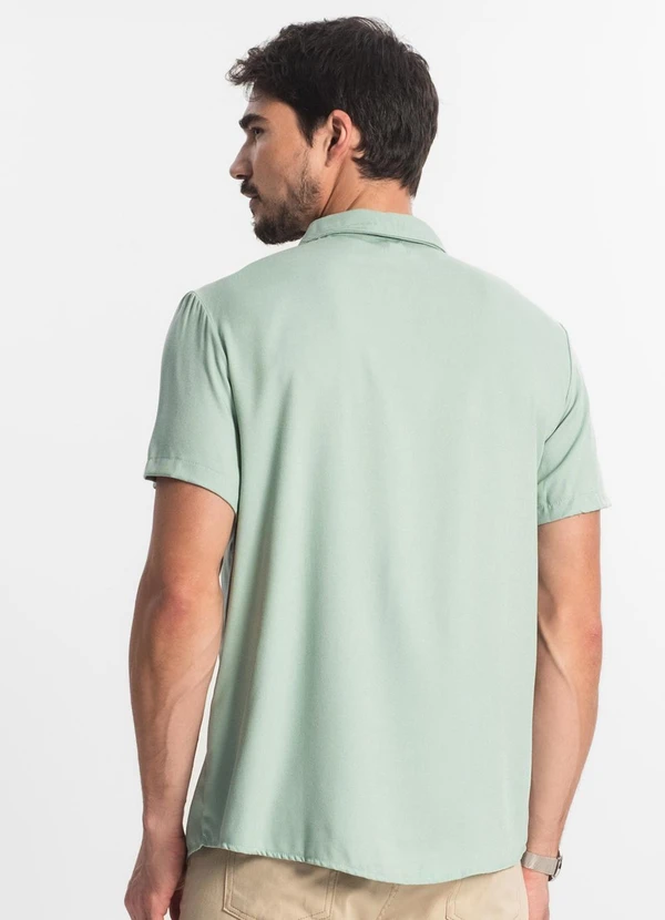 Diametro - Camisa Masculina Viscose Verde 2