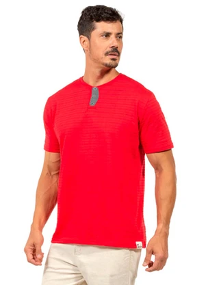 Decoy - Camisa Piquet Masculina Vermelho - DECOY