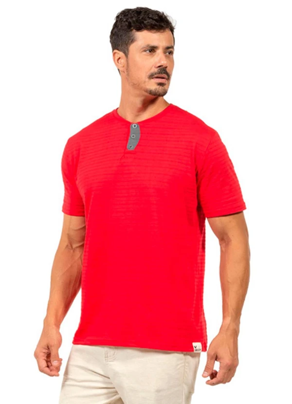 Decoy - Camisa Piquet Masculina Vermelho