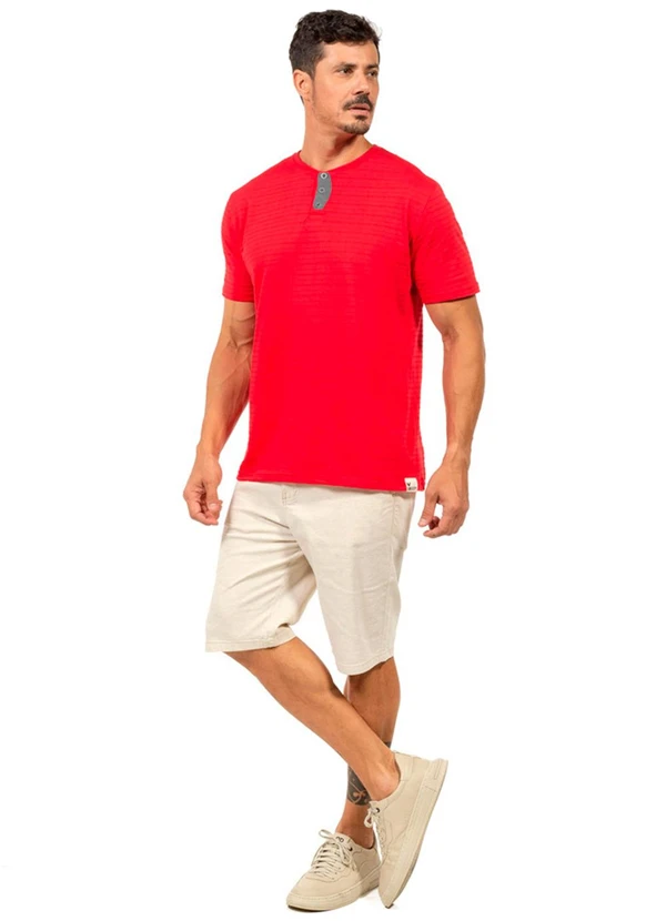 Decoy - Camisa Piquet Masculina Vermelho 2
