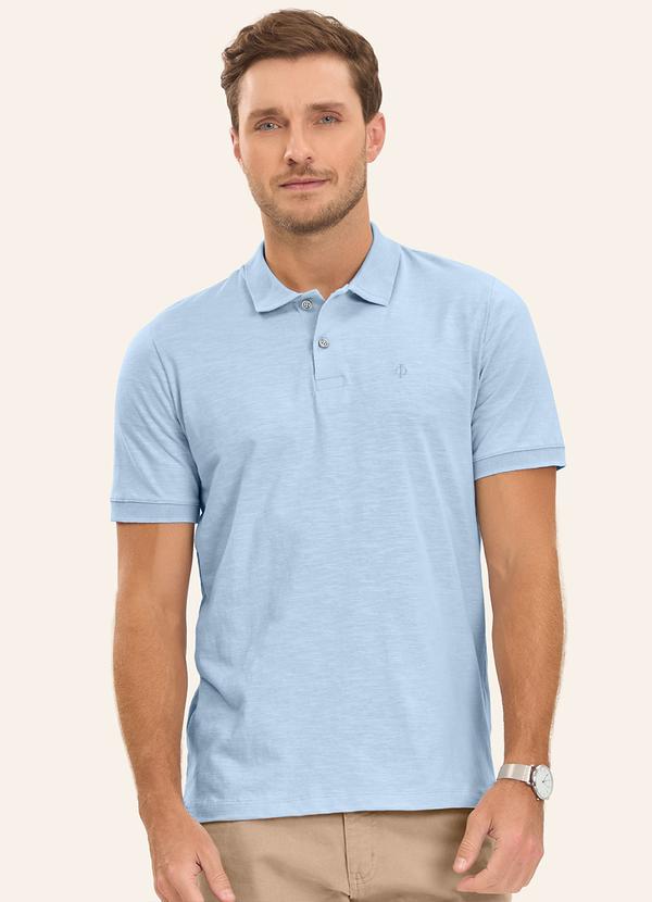 Diametro - Camisa Polo Masculina Azul