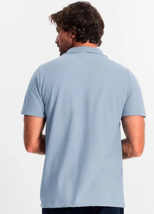 Diametro - Camisa Polo Masculina Azul - DIAMETRO