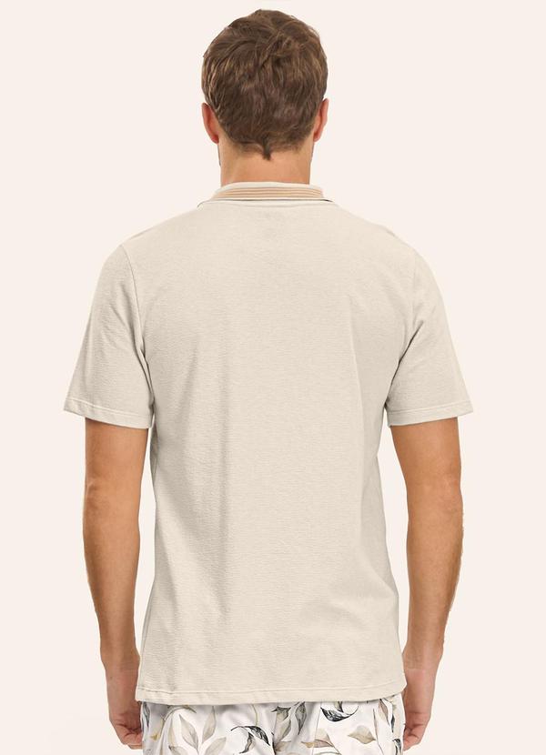 Diametro - Camisa Polo Masculina Bege 2