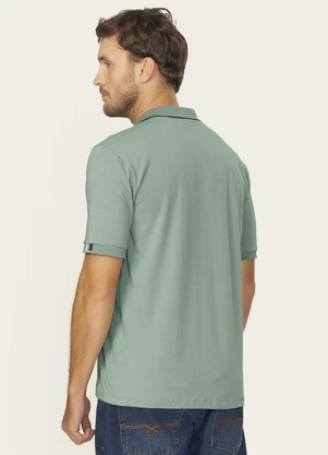 Diametro - Camisa Polo Masculina Cotton Leve Uv Verde - DIAMETRO