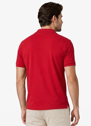 Diametro - Camisa Polo Masculina Cotton Leve Uv Vermelho - DIAMETRO