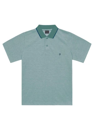 Diametro - Camisa Polo Masculina em Piquet Verde - DIAMETRO