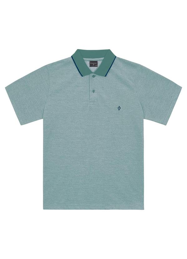 Diametro - Camisa Polo Masculina em Piquet Verde