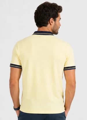 Select - Camisa Polo Masculina Manga Curta Amarelo - SELECT