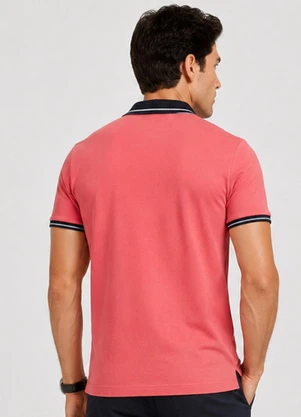Select - Camisa Polo Masculina Manga Curta Laranja - SELECT