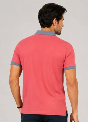 Select - Camisa Polo Masculina Manga Curta Rosa - SELECT