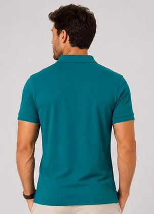Select - Camisa Polo Masculina Manga Curta Verde - SELECT
