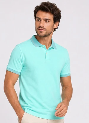 Select - Camisa Polo Masculina Manga Curta Verde - SELECT