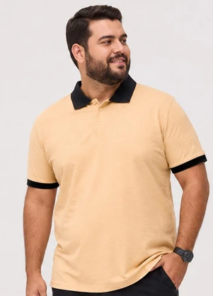 Select - Camisa Polo Masculina Plus Size Manga Curta Amare - SELECT