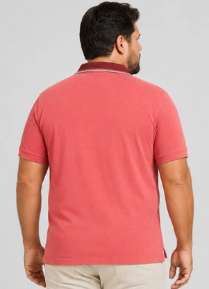 Select - Camisa Polo Masculina Plus Size Manga Curta Laran - SELECT