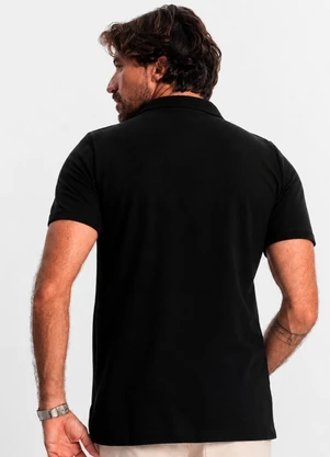 Diametro - Camisa Polo Masculina Preto - DIAMETRO