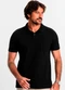 Diametro - Camisa Polo Masculina Azul - variação: Preto