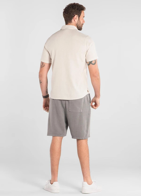 The Philippines - Camisa Social com Linho Bege 2