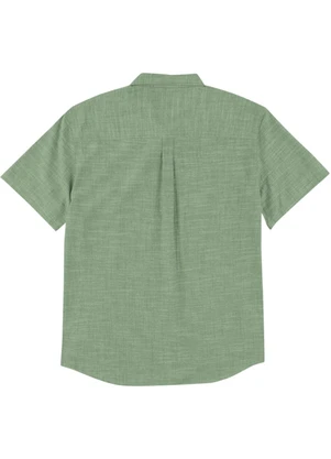 Malwee - Camisa Tradicional em Algodão Verde Menta - MALWEE