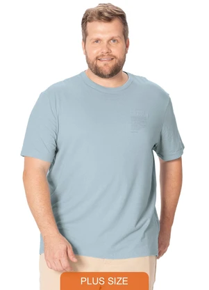 Malwee - Camiseta Breaking The Routine Linho Plus Azul - MALWEE
