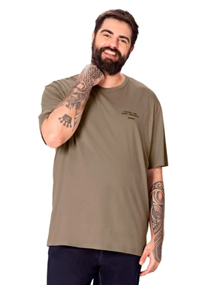 Malwee - Camiseta Coffee Lab Plus Taupe - MALWEE
