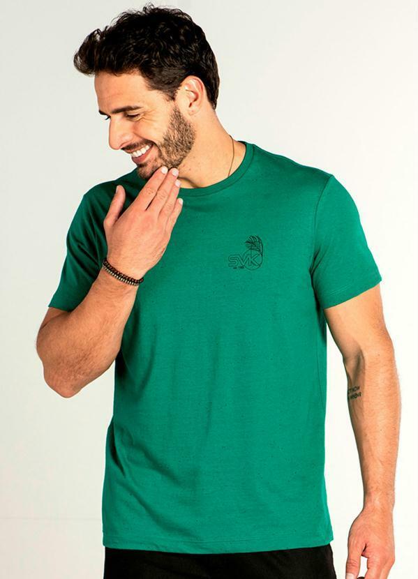 Svk Confort - Camiseta com Estampa Costas Verde