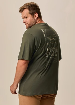 Malwee - Camiseta Eternal Stadium Plus Verde Oliva - MALWEE