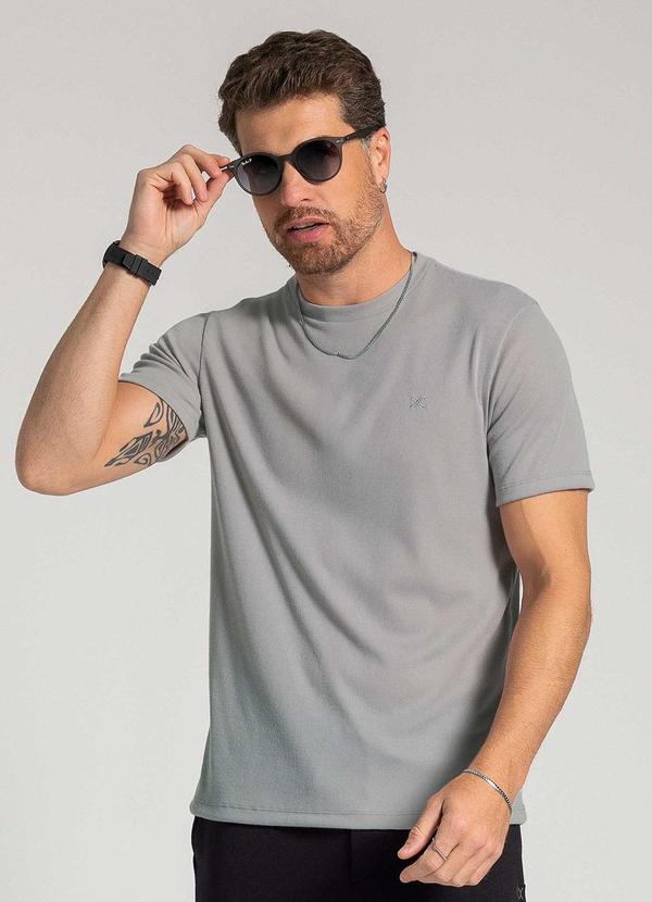 Exco - Camiseta Masculina Adulto Cinza