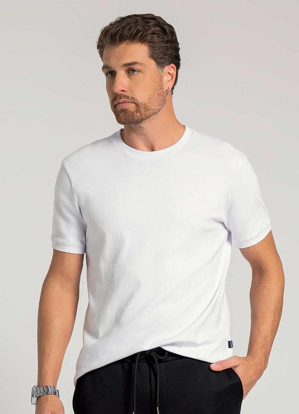 Exco - Camiseta Masculina Adulto Malha Branco