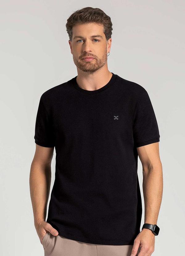 Exco - Camiseta Masculina Adulto Malha Preto