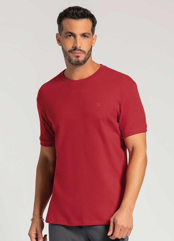 Exco - Camiseta Masculina Adulto Malha Vermelho