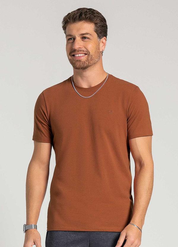 Exco - Camiseta Masculina Adulto Versátil Marrom