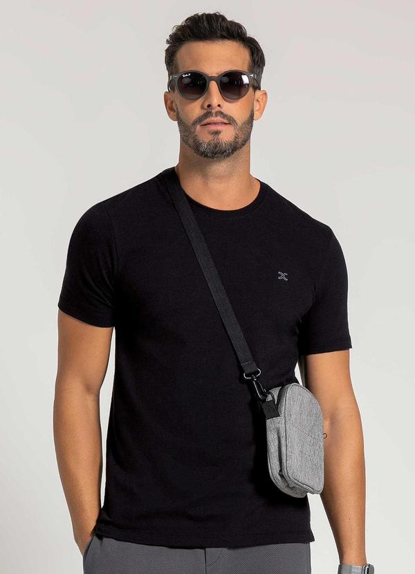 Exco - Camiseta Masculina Adulto Versátil Preto