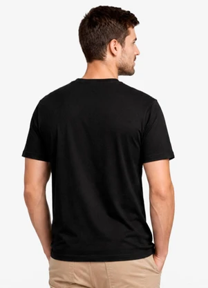 Select - Camiseta Masculina Básica Meia Malha Preto - SELECT