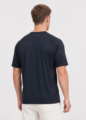 Veev - Camiseta Masculina em Malha Poliamida Piquê Azul - VEEV