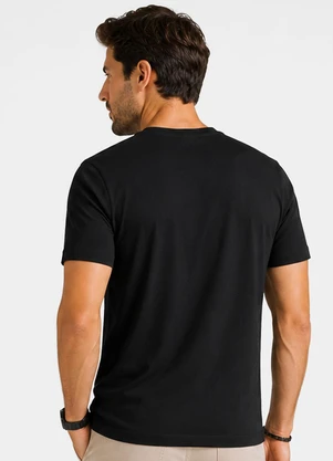 Select - Camiseta Masculina em Pique Preto - SELECT