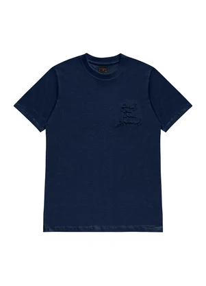 Diametro - Camiseta Masculina Manga Curta Malhão Azul - DIAMETRO