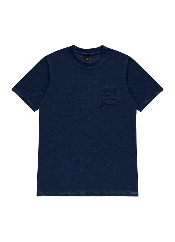 Diametro - Camiseta Masculina Manga Curta Malhão Azul