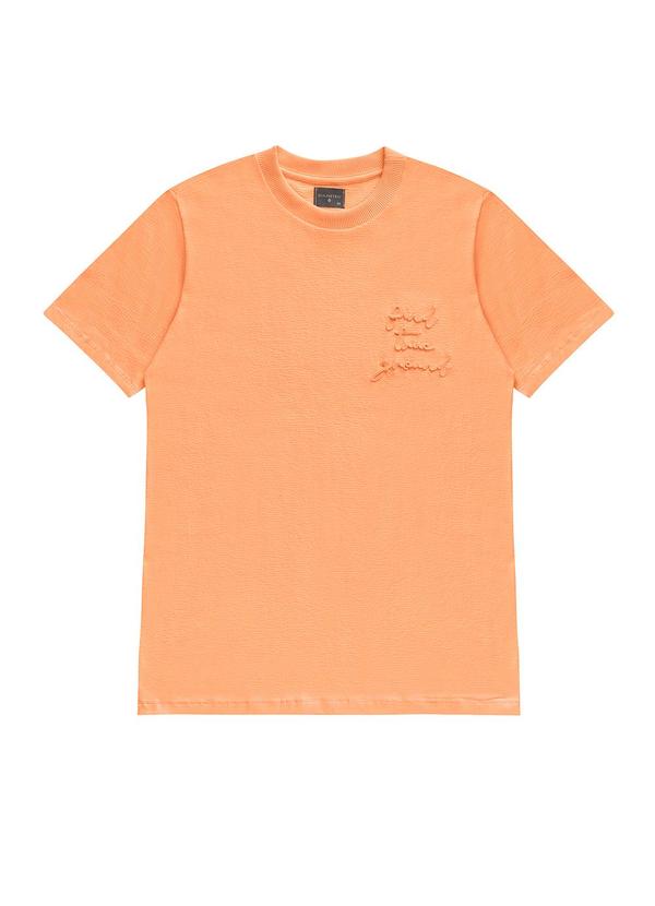 Diametro - Camiseta Masculina Manga Curta Malhão Laranja