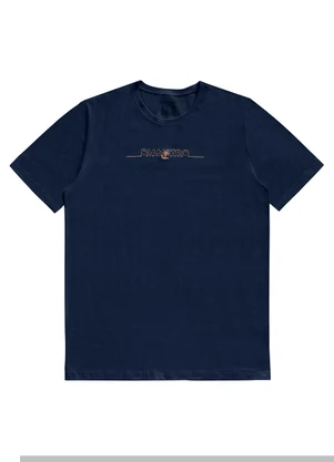 Diametro - Camiseta Masculina Manga Curta Meia Malha Azul - DIAMETRO