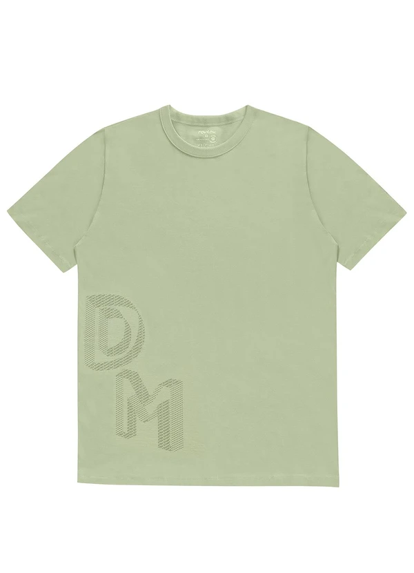 Diametro - Camiseta Masculina Manga Curta Meia Malha Verde 1