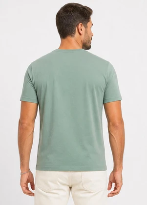 Diametro - Camiseta Masculina Meia Malha Verde - DIAMETRO