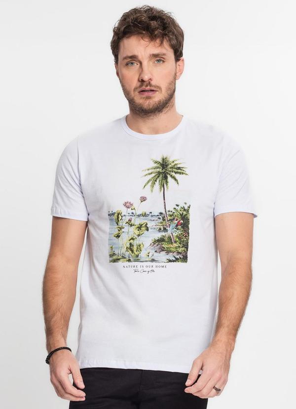 Rovitex - Camiseta Masculina Branco