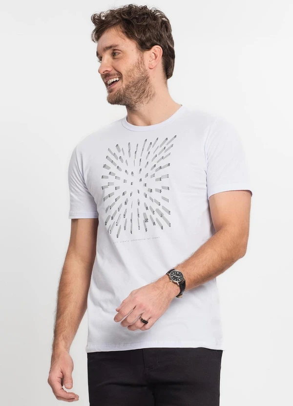 Rovitex - Camiseta Masculina Branco 3