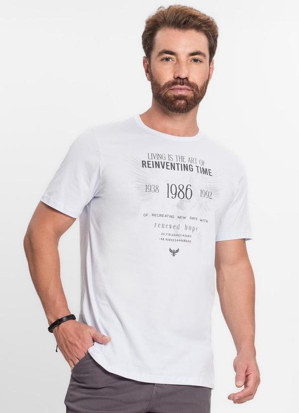 Rovitex - Camiseta Masculina Branco